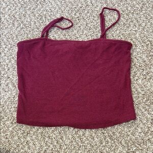 Women's Burgundy Tube Top